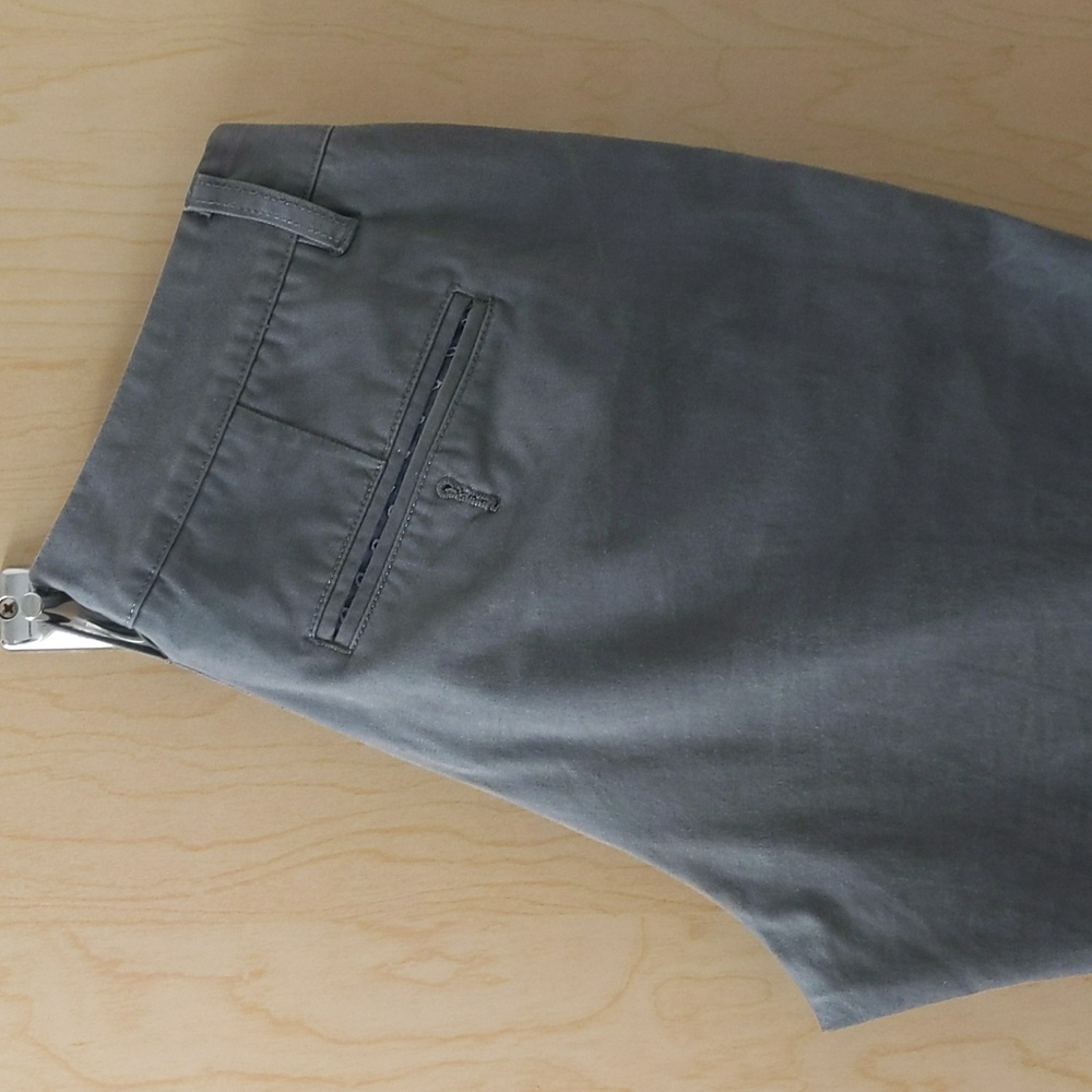 Bonobos slate grey slim tailored fit chinos, 28x32
